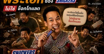 พระเอกของ Snickers ไม่ใช่ช็อกโกแลต แต่คือความหิวที่ทำให้ไม่เป็นตัวเอง